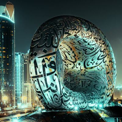 Panorama of Dubai Marina