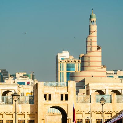 The traditional Souq Waqif market